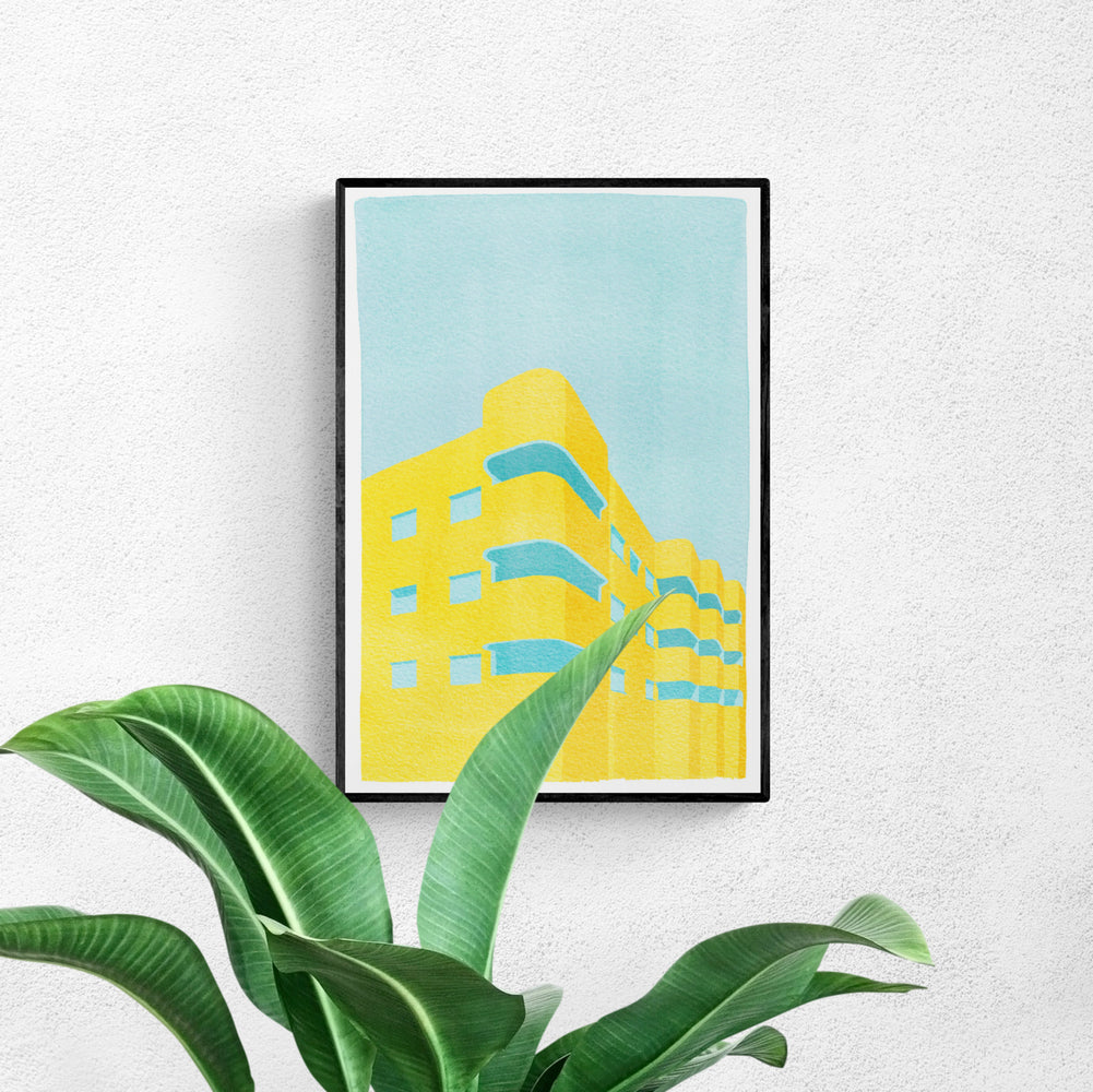 באוהאוס צהוב כחול