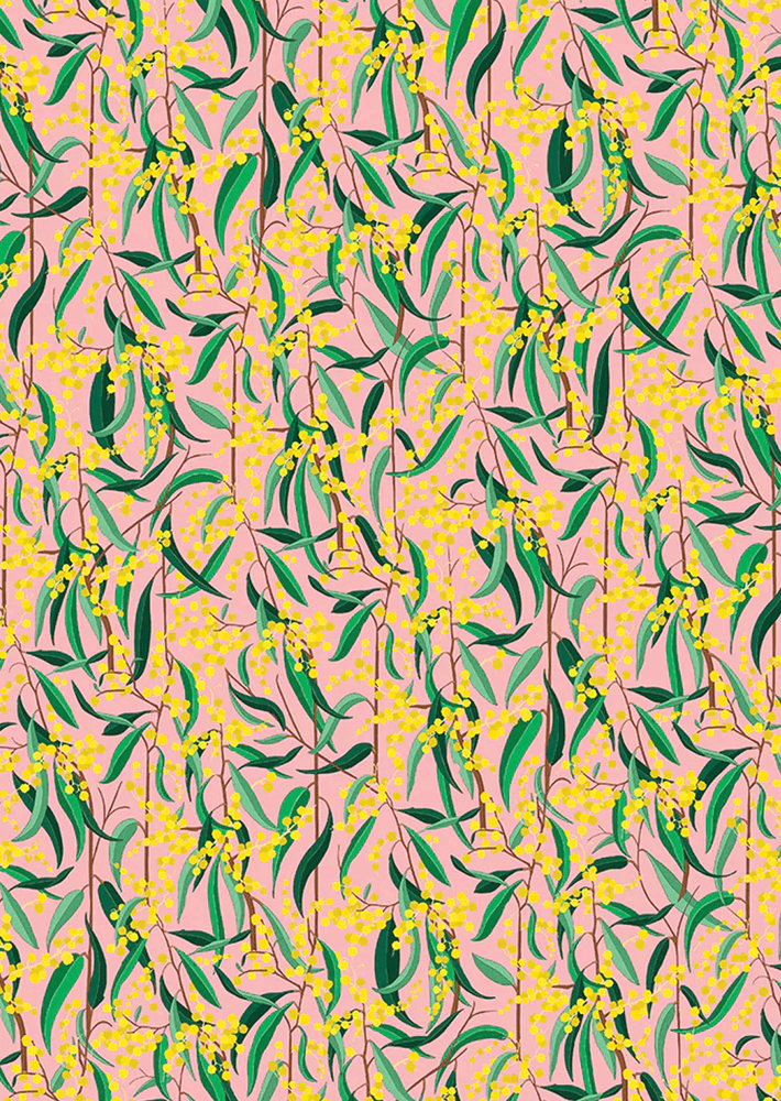 פריחה צהובה ורודה