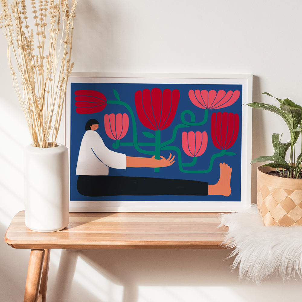 נערת הפרחים