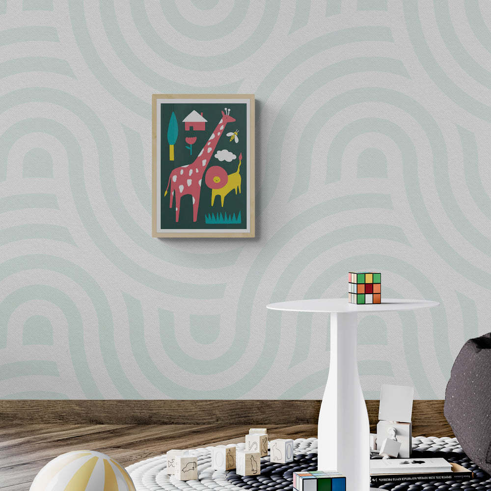 ג'ירפה ואריה