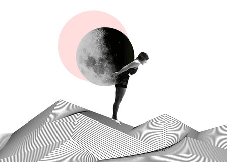 ירח ורוד, לרוחב