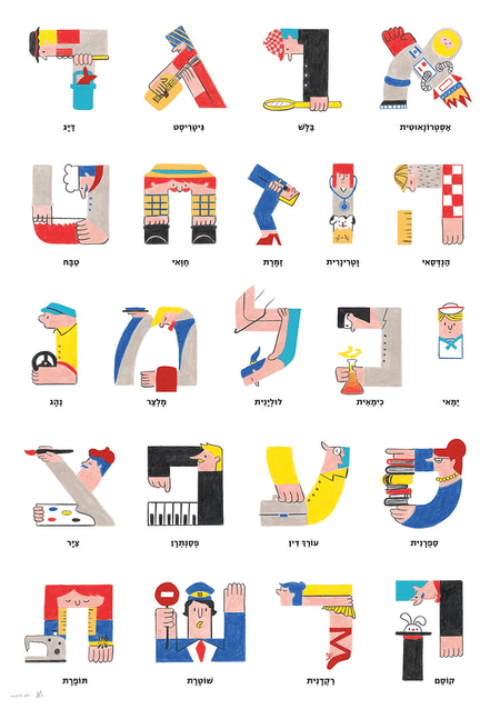 אותיות ומקצועות