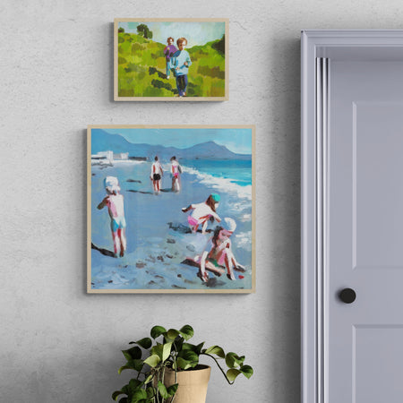 ילדים בחוף הים