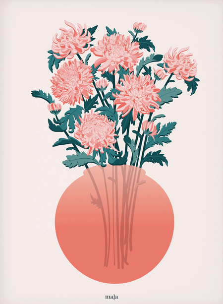 אגרטל פרחים יפני