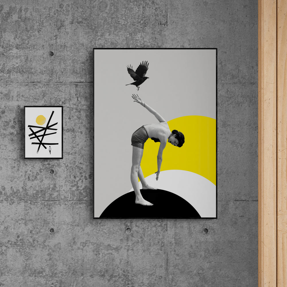 גברת וציפור