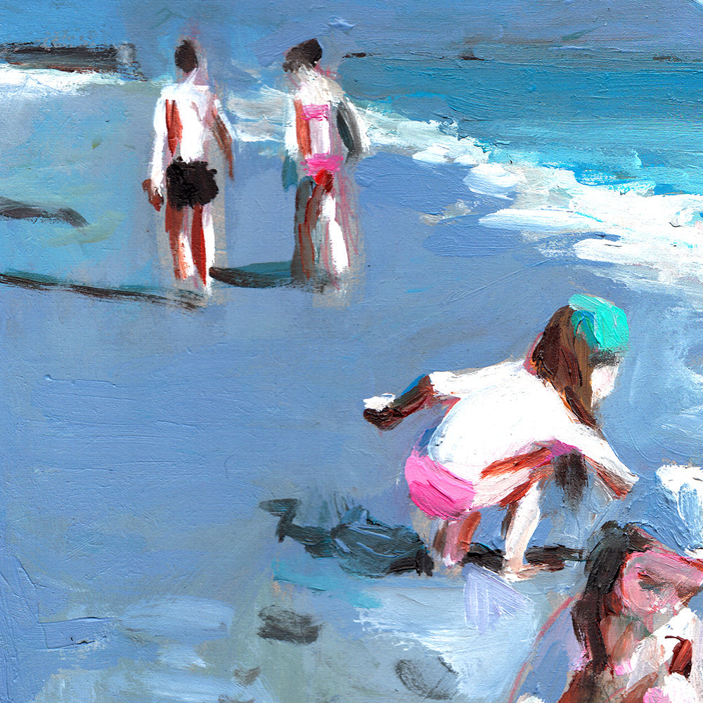 ילדים בחוף | הדפס דיגיטלי