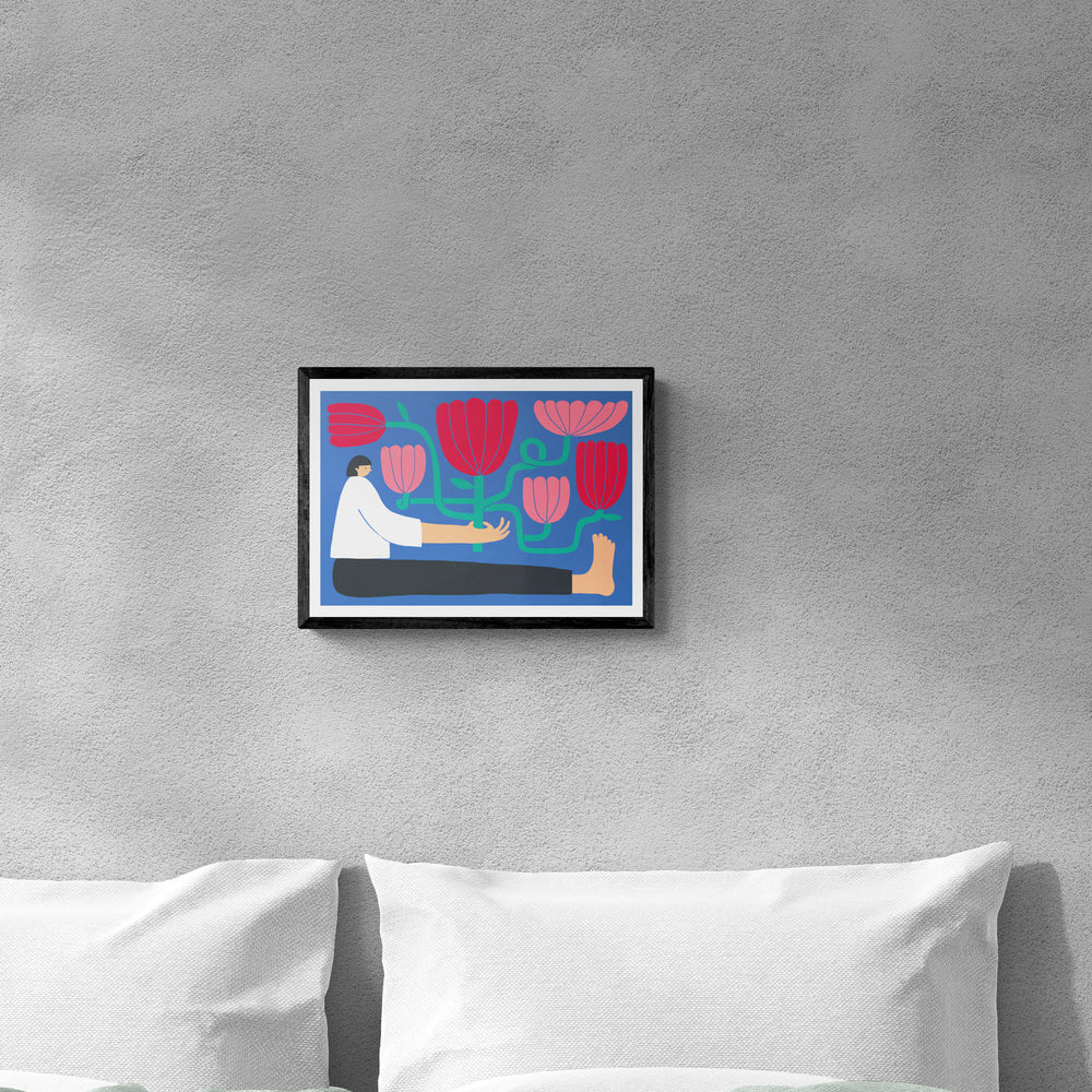 נערת הפרחים