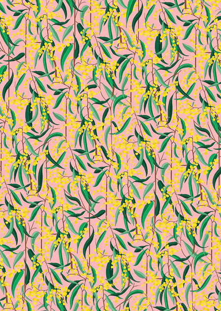 פריחה צהובה ורודה