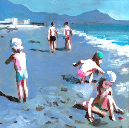 ילדים בחוף הים