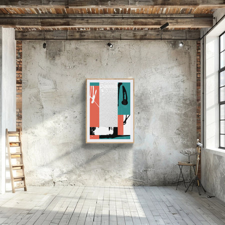 אבסטרקט צבעוני #8