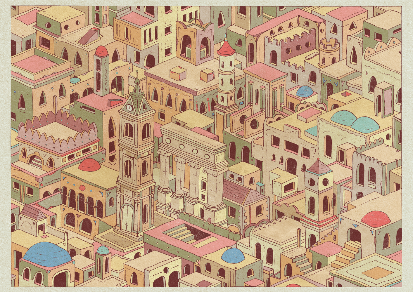 גגות יפו (מגדל השעון)