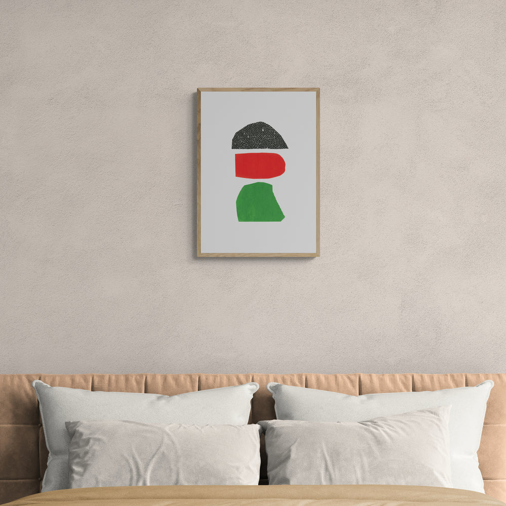 אבסטרקט אדום