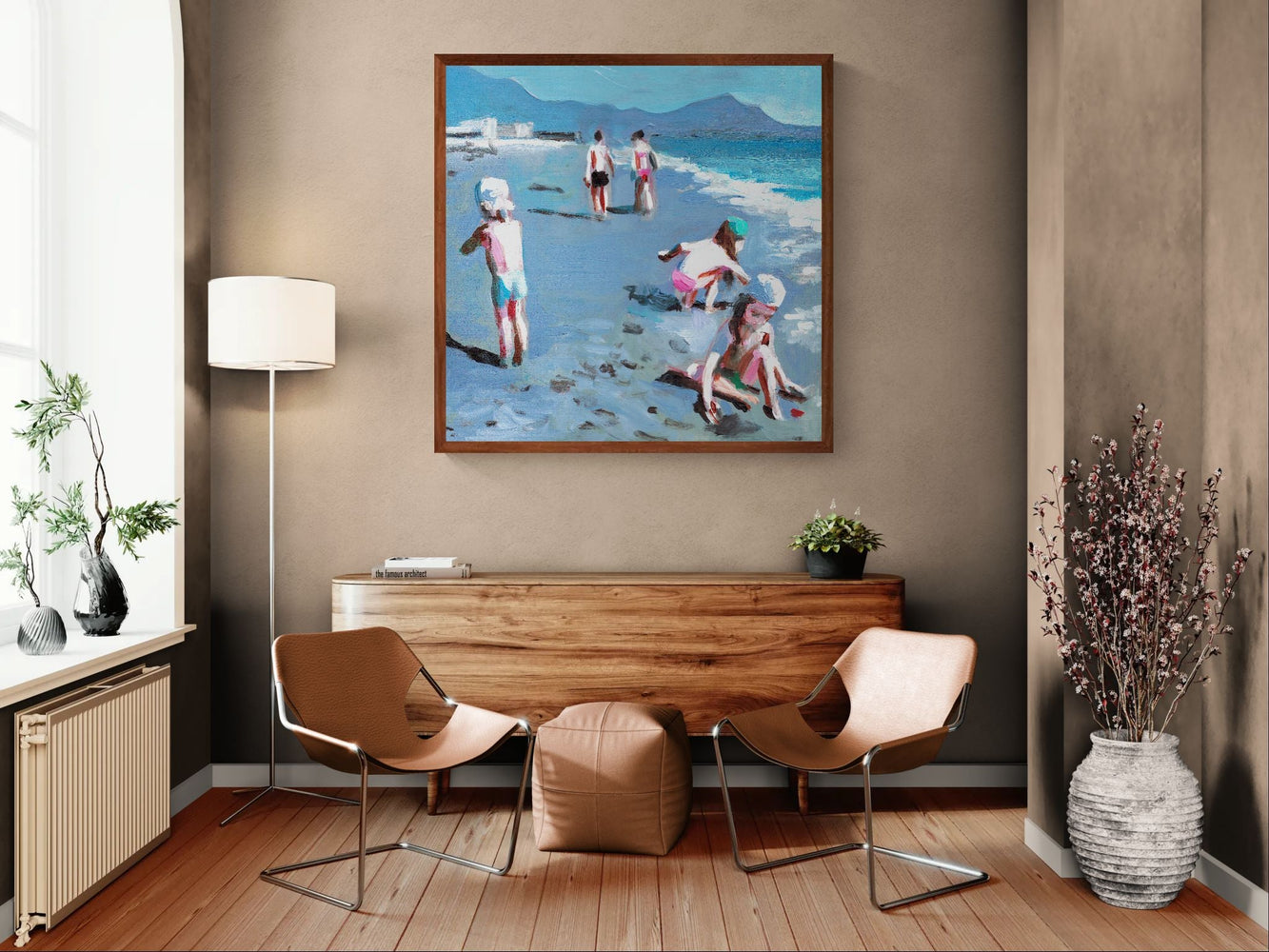 ילדים בחוף | הדפס דיגיטלי