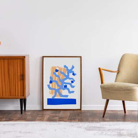 אבסטרקט כחול