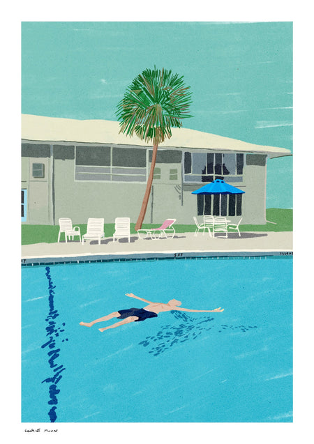 צף בבריכה | Pool 01