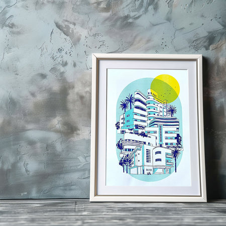 העיר הלבנה בכחול