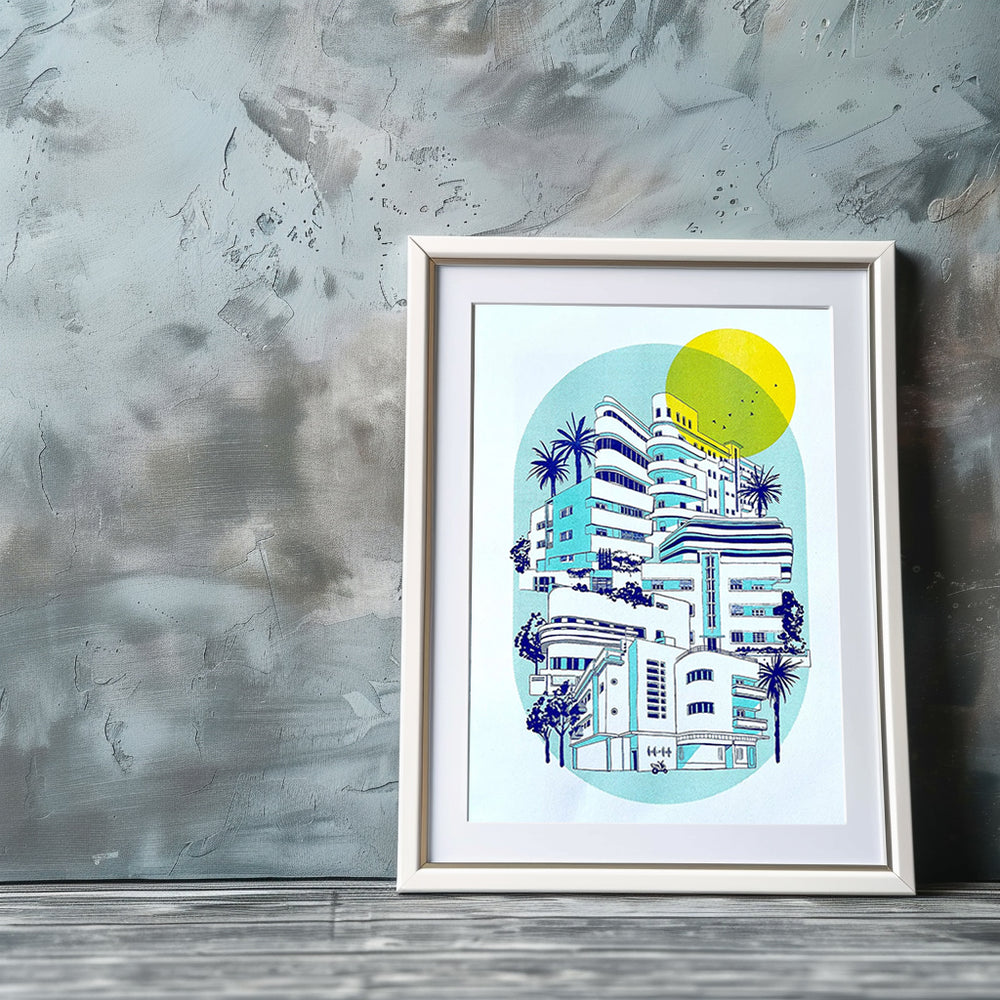 העיר הלבנה בכחול